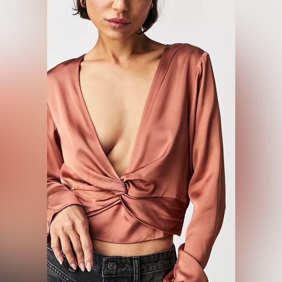NEW Free People Miraya top Viscose Large - Picture 1 of 5